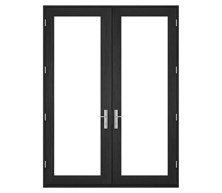 Pella Reserve Contemporary Wood Hinged Patio Door in Eau Claire